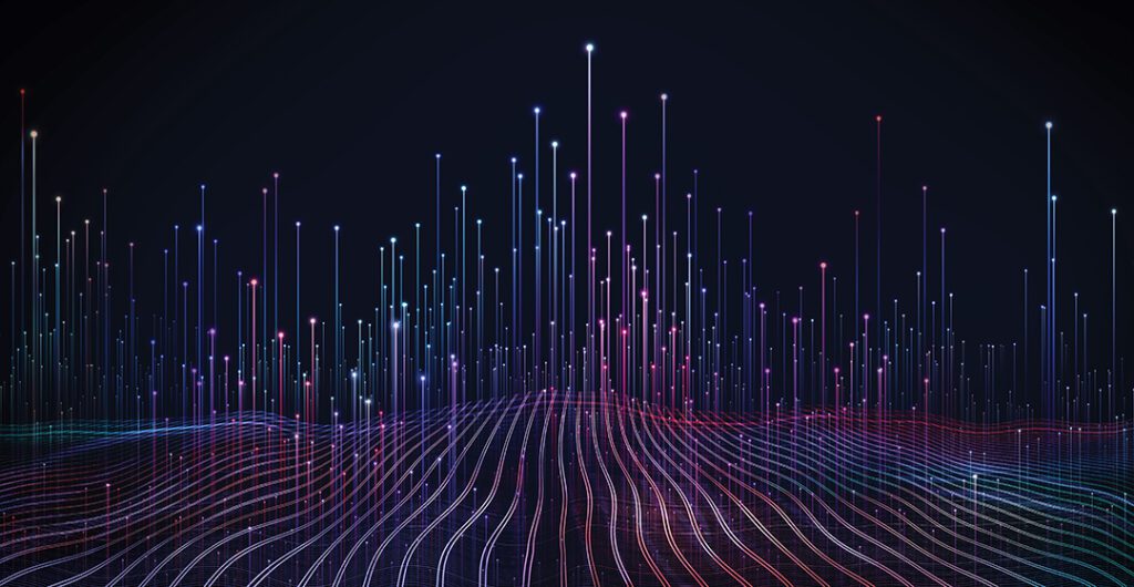 Data web graphic background